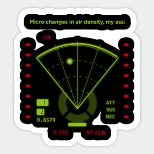 Alien Motion Tracker Micro Changes Sticker